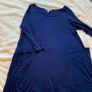 Navy Long Sleeve Blouse/Dress